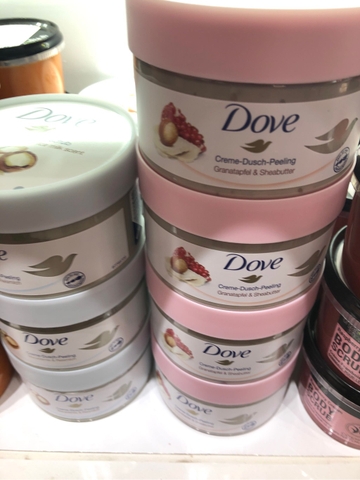 Tẩy Da Chết Dove Maca + Gạo
