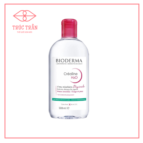 Tẩy trang Bioderma Bioderma Sensibio H2O ( màu hồng) Dành Cho Da Khô, Nhạy Cảm