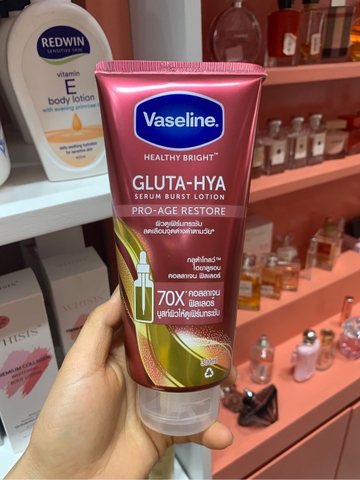 Dưỡng Thể Vaseline Gluta-Hya Đỏ 10x