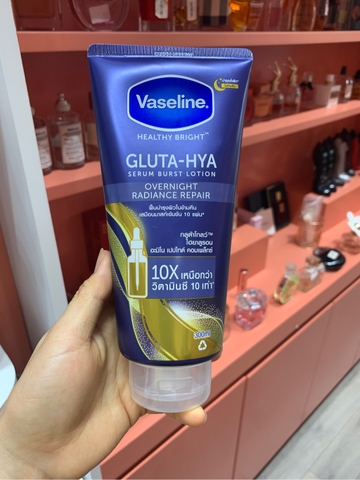 Dưỡng Thể Vaseline Gluta-Hya Xanh 10x