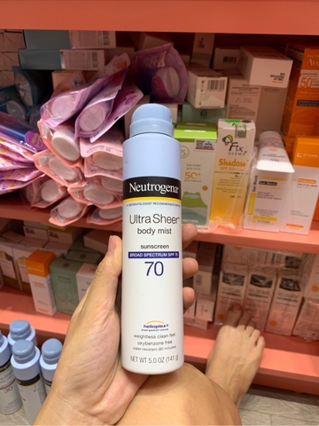Xịt Chống Nắng Neutrogena SPF 70 141g