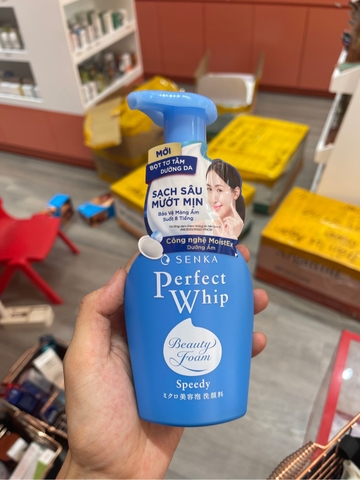 Bọt Rửa Mặt Senka Xanh