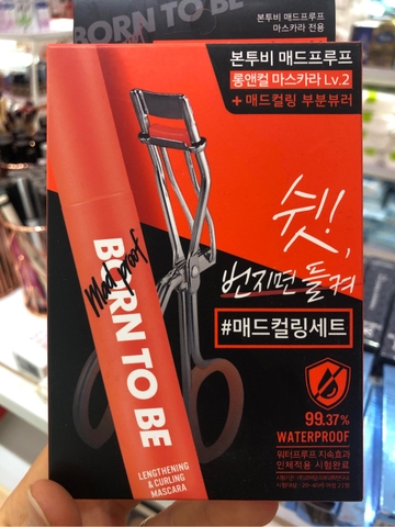 Set Chuốt Mi + Kẹp Mi Born To Be