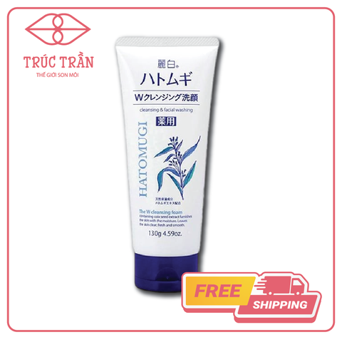 Sữa Rửa Mặt Hatomugi Cleansing Foam Hạt Ý Dĩ Trắng Da 130g
