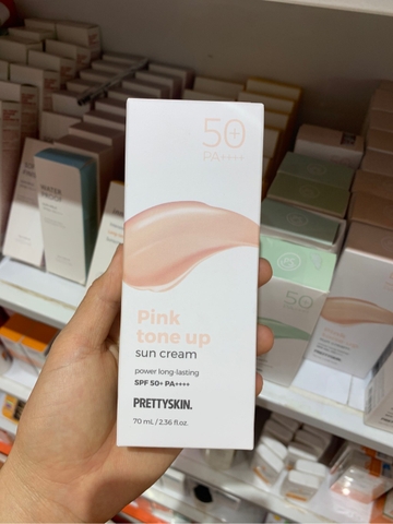 KEM CHỐNG NẮNG PRETTSKIN HỒNG