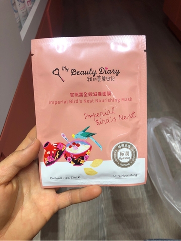 MẶT NẠ BEAUTY DIARY ĐÀI YẾN ĐỎ