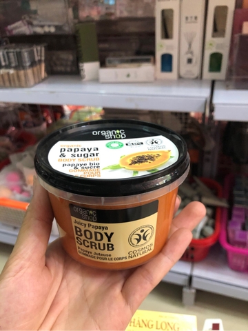 Tẩy da chết đu đủ organic