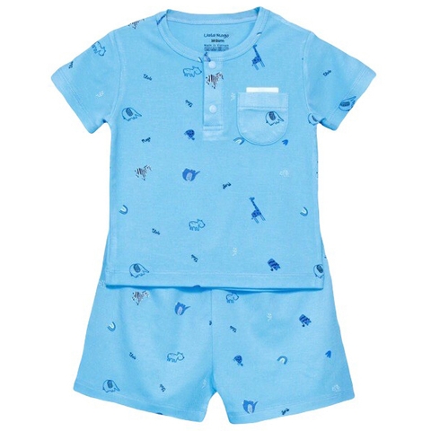 Bộ UalaRogo 18-24M ngắn 2236 - Xanh