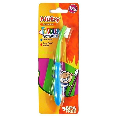 Bàn chải đánh răng Nuby lông mềm 12M+