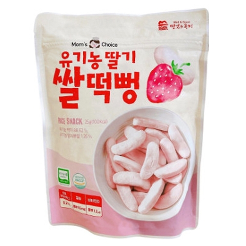 Bánh gạo miếng Mom’s Choice vị dâu 6M+