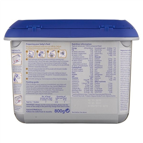 Sữa Aptamil Anh Profutura số 2 800g