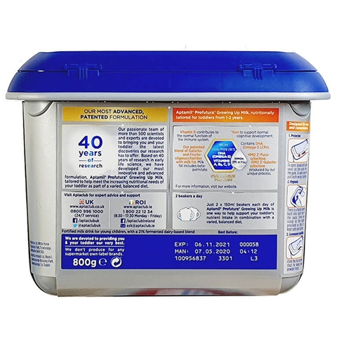 Sữa Aptamil Anh Profutura số 3 800g
