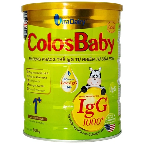 Sữa ColosBaby Gold 1+ 1-2 tuổi 800g