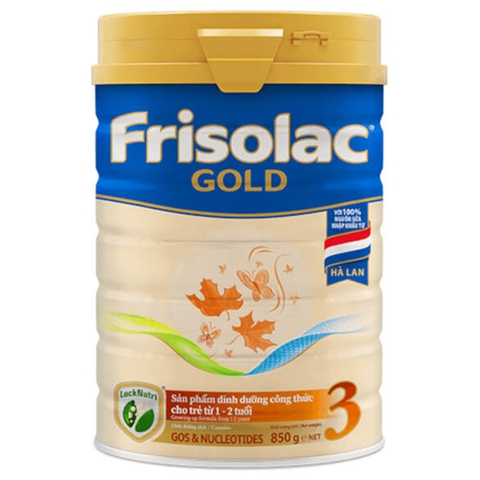 Sữa Frisolac Gold số 3 850g (1-2 tuổi)