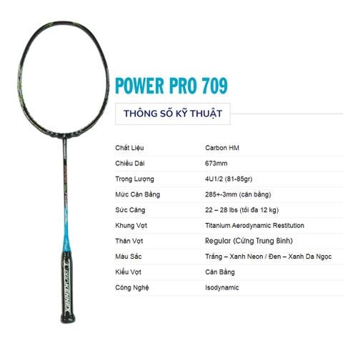 Vợt cầu lông ProKennex POWER PRO 709 4U