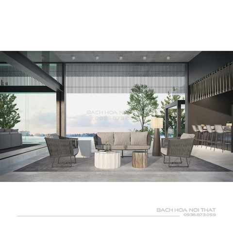 Ghế Sofa Khung Sắt Ngoài Trời GD16
