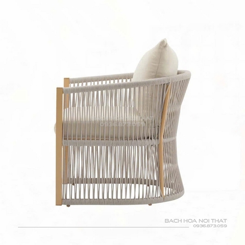 Ghế Ngoài Trời Thư Giãn Khung Sắt GD18