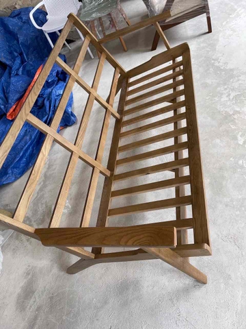 GHẾ SOFA PLANK BA GỖ ASH - SFG08