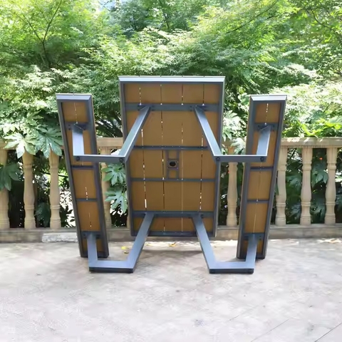 Bàn Ghế Gỗ Nhựa Ngoài Trời - BGN1