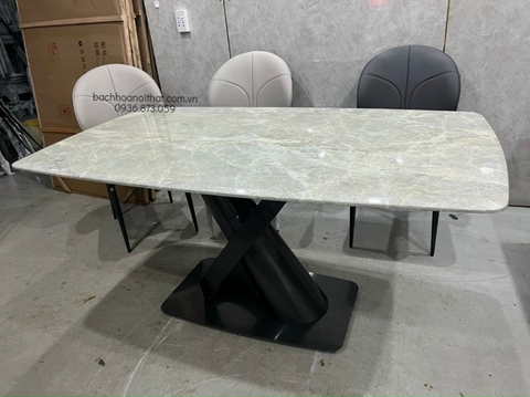 BÀN ĂN MẶT ĐÁ MARBLE XUYÊN SÁNG