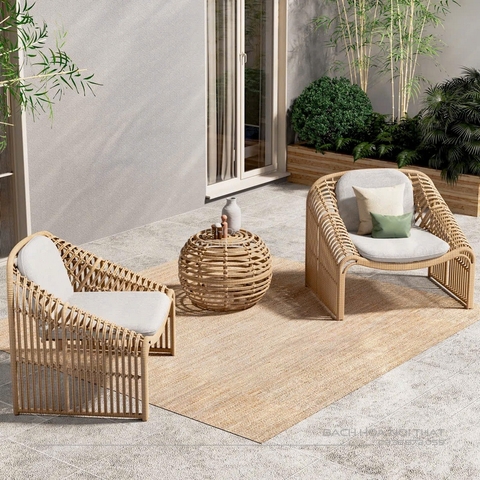 Ghế Sofa Ngoài Trời Khung Sắt GD12