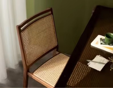 Ghế Gỗ Vintage Đan Mây - GDM20