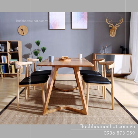 BỘ BÀN ĂN SCORDEN 4 GHẾ BULL - BBA1