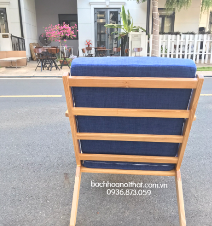 GHẾ SOFA PLANK ĐƠN GỖ ASH - SFG06