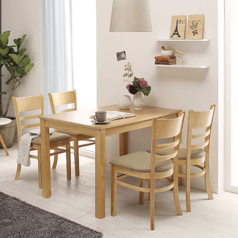 BỘ BÀN ĂN CABIN 4 GHẾ - BBA2