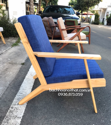 GHẾ SOFA PLANK ĐƠN GỖ ASH - SFG06