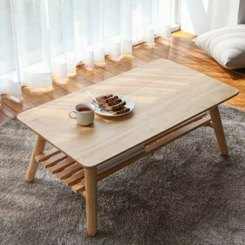 BÀN TRÀ ELIP GỖ CAO SU - BTG18