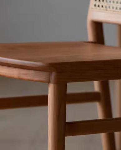 Ghế Gỗ Vintage Đan Mây - GDM20