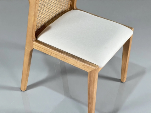 Ghế Gỗ Asley Lưng Tựa Mây GDM3