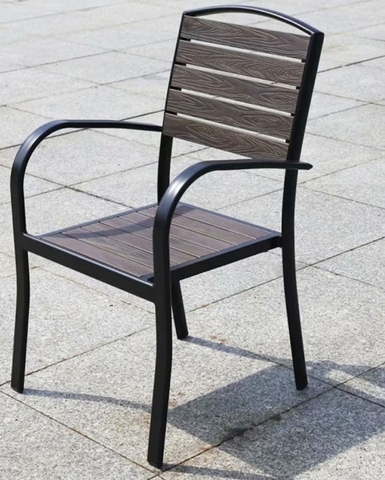 BỘ BÀN GHẾ NGOÀI TRỜI GỖ NHỰA