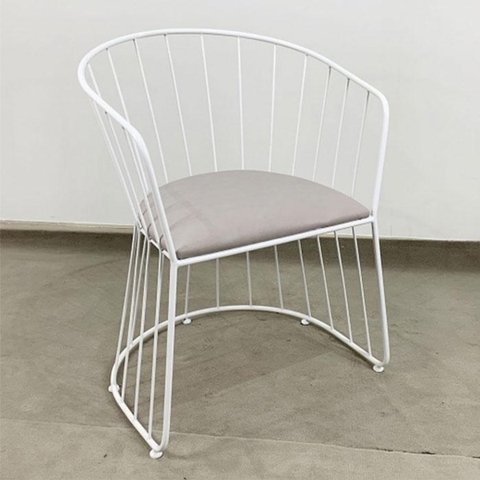 GHẾ CAFE SẮT MẶT NỆM