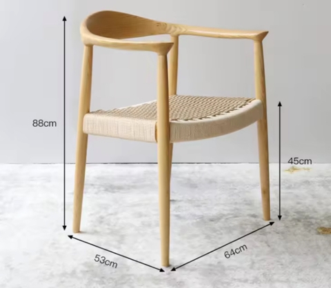 Ghế Gỗ Đan Dây - GDD2