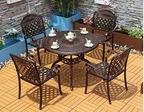 BÀN NHÔM ĐÚC NGOÀI TRỜI - BV6