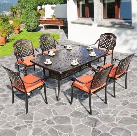 BÀN NHÔM ĐÚC NGOÀI TRỜI - BV7