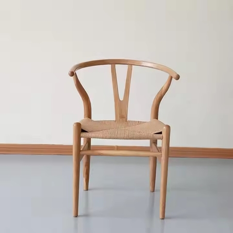 Ghế Wishbone Đan Dây Gỗ Sồi GDD5