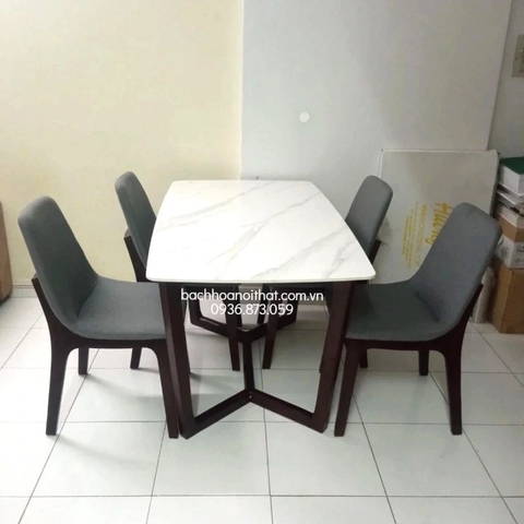 BỘ BÀN ĂN CONCORDE 4 GHẾ VENTURA - BBA5