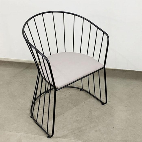 GHẾ CAFE SẮT MẶT NỆM