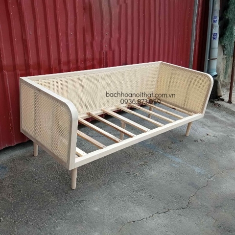 GHẾ SOFA SELENA MÂY GỖ ASH ĐÔI - SFG55