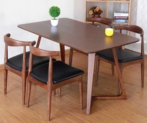 BỘ BÀN ĂN SCORDEN 4 GHẾ BULL - BBA1