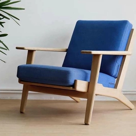 GHẾ SOFA PLANK ĐƠN GỖ ASH - SFG06