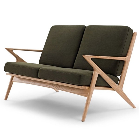 GHẾ SOFA Z ĐÔI GỖ ASH - SFG16