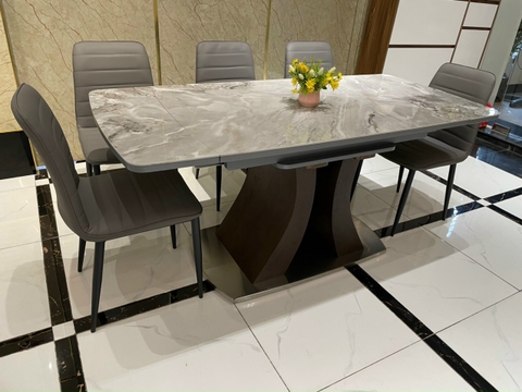 BÀN ĂN MẶT ĐÁ KÉO DÀI - BAMD114