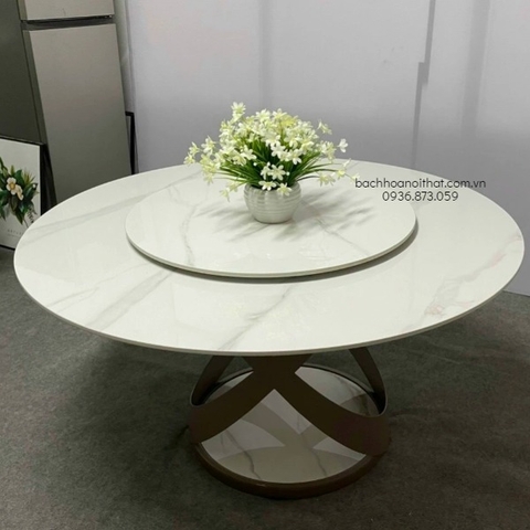 BÀN ĂN TRÒN XOAY CAO CẤP
