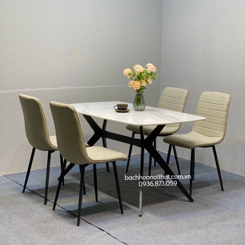 BỘ BÀN ĂN 4 GHẾ GIÁ RẺ NHẬP KHẨU - BBA41