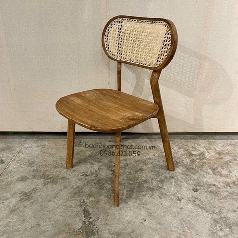 GHẾ ĂN GỖ ASH TỰA MÂY - GAG63