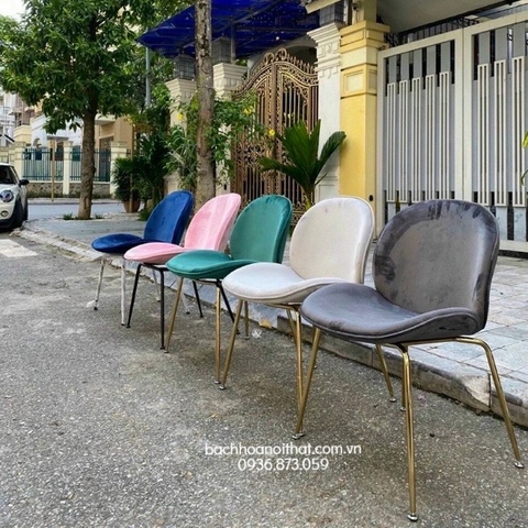 GHẾ ĂN GUBI CHÂN MẠ VÀNG - GAN08